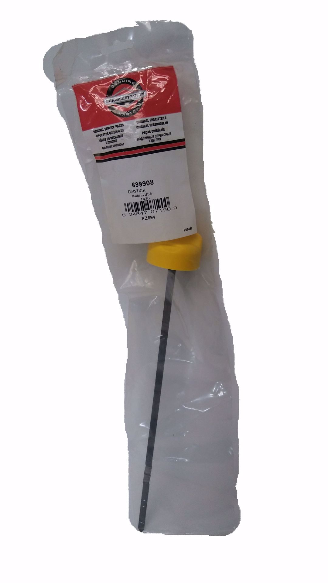 GENUINE OEM BRIGGS & STRATTON PARTS Part Number 699908 DIPSTICK. Do